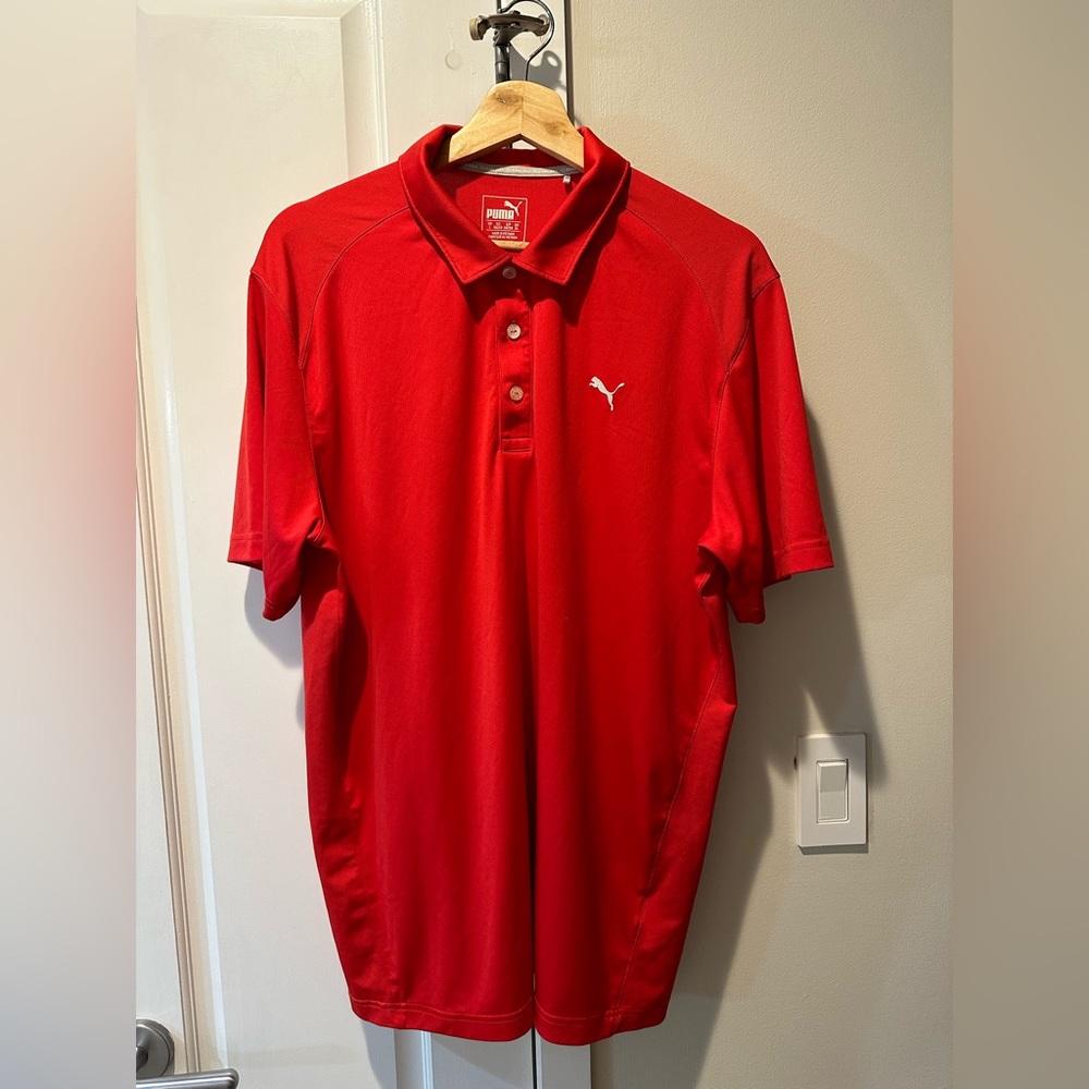 Red Puma Golf Polo, L